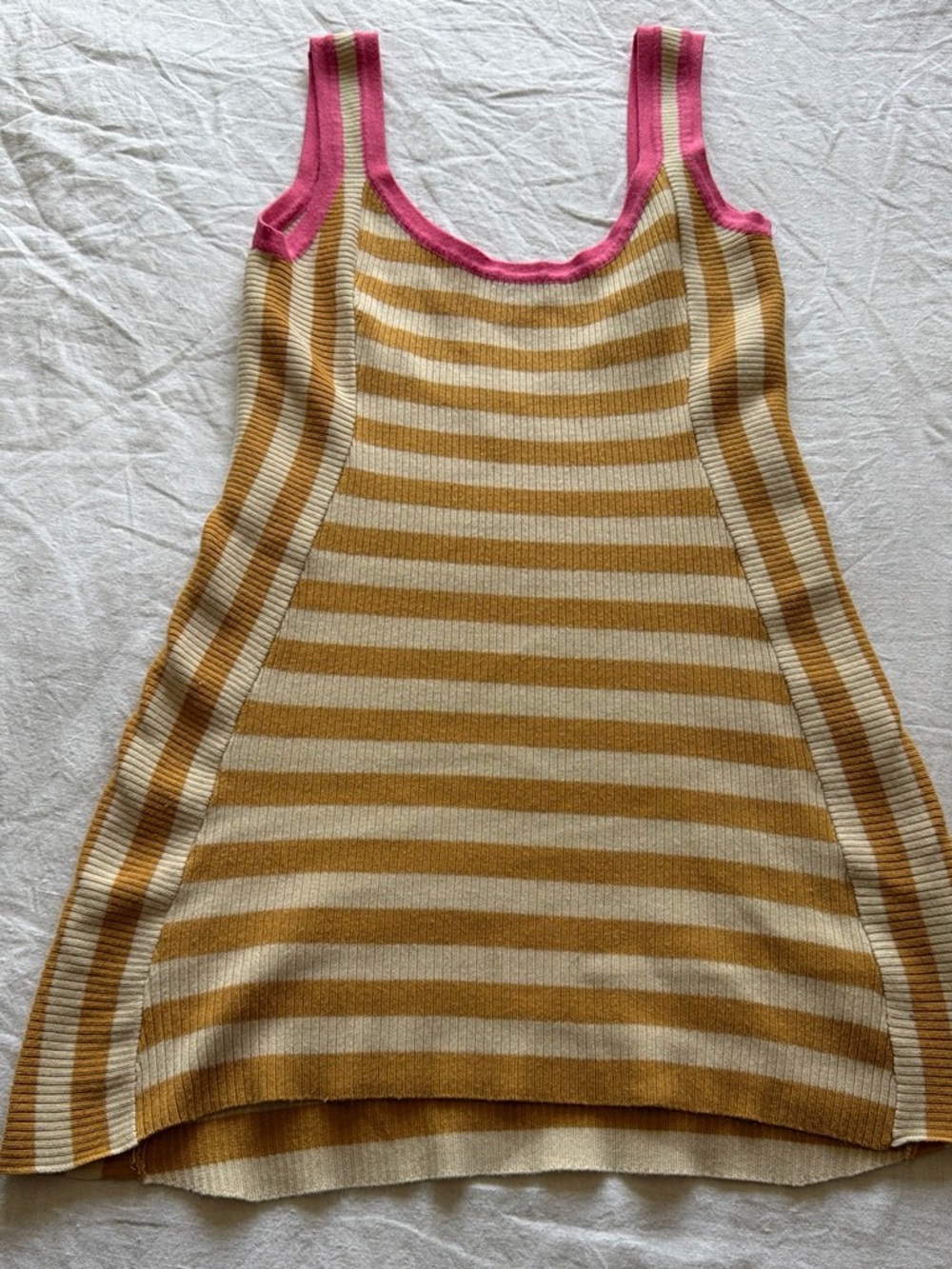 VRG GRL Striped Knit Tank Top Women’s Size S 
 #stripes #summer